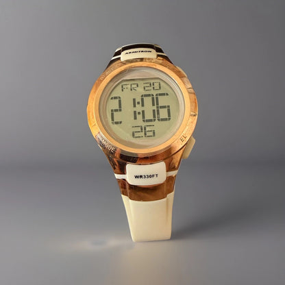 Women's ARMITRON Pro-Sport Rose Gold & White