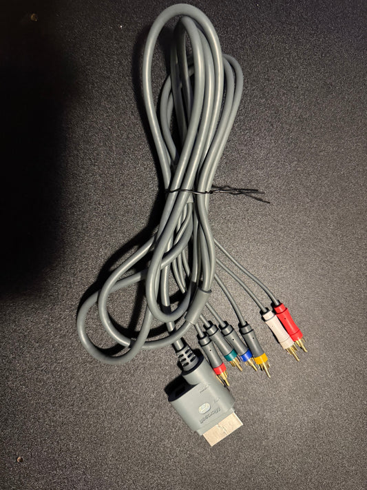 Official Microsoft Xbox 360 HD AV TV Component Composite Cable X810972-002