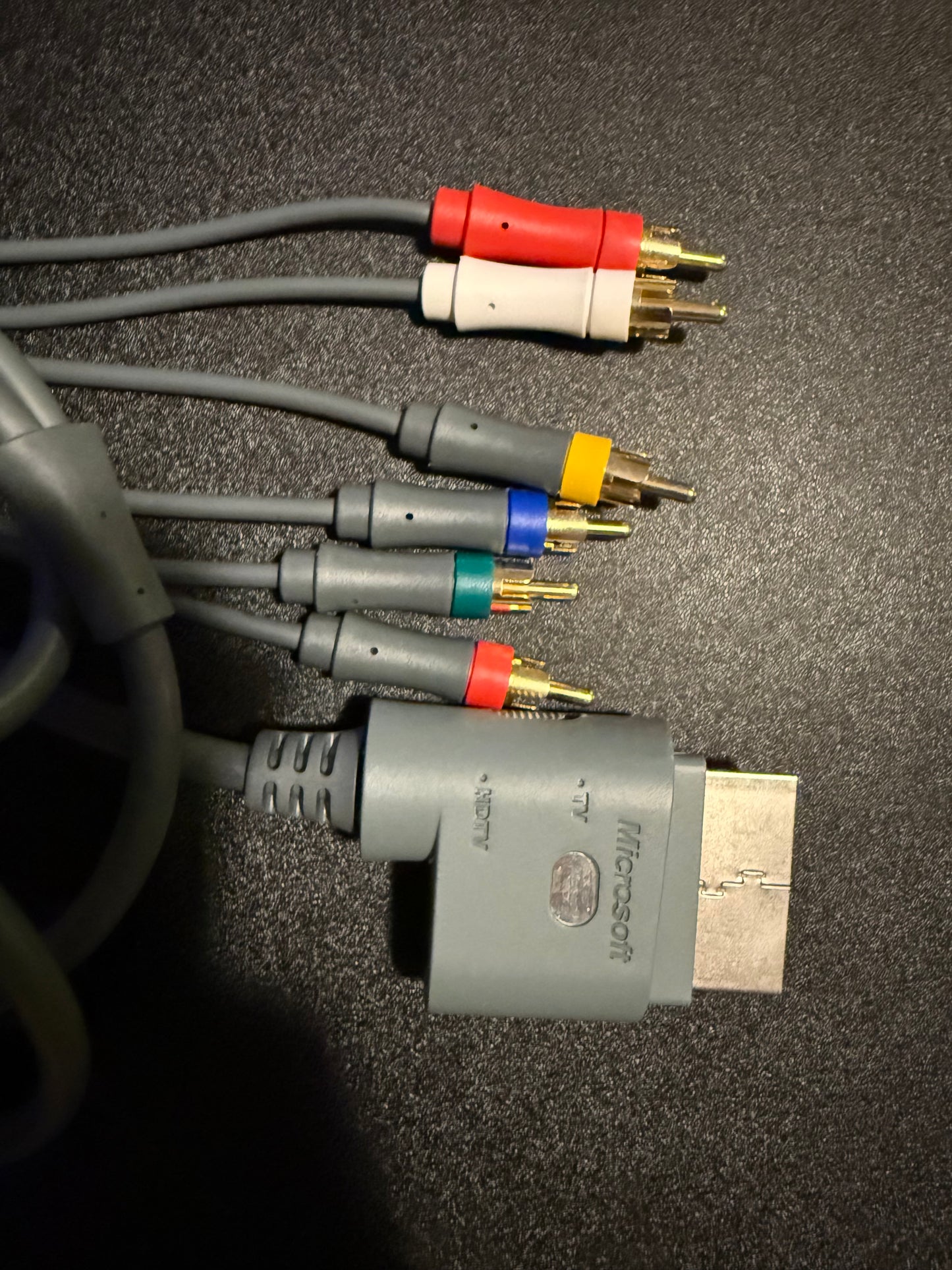 Official Microsoft Xbox 360 HD AV TV Component Composite Cable X810972-002