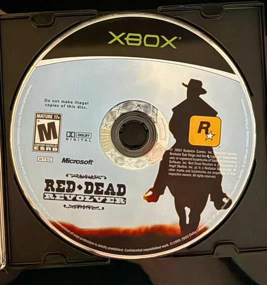 Red Dead Revolver - Xbox – Disc Only –Tested