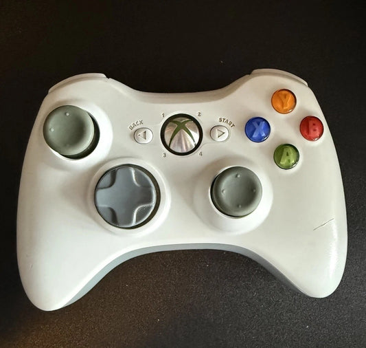 Microsoft Xbox 360 Wireless Controller - White Read Description