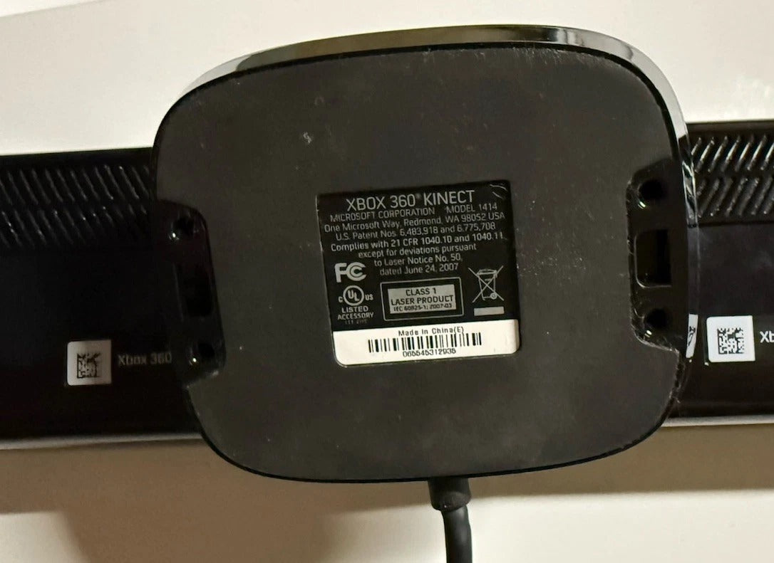 Microsoft 1414 Xbox 360 Kinect Sensor Bar Only - Black