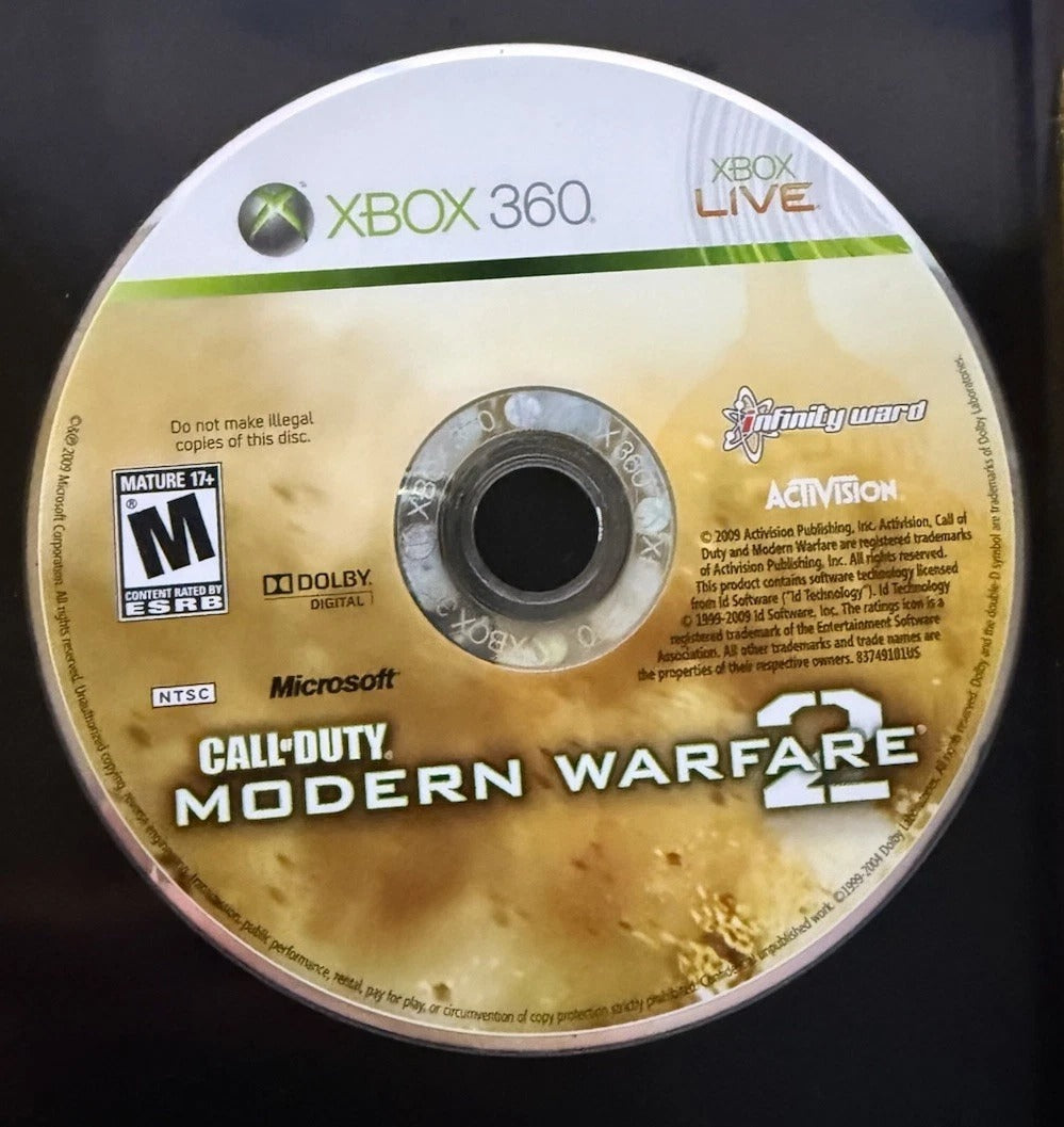 Call of Duty: Modern Warfare 2 ( Xbox 360, 2009) Disc Only . Tested