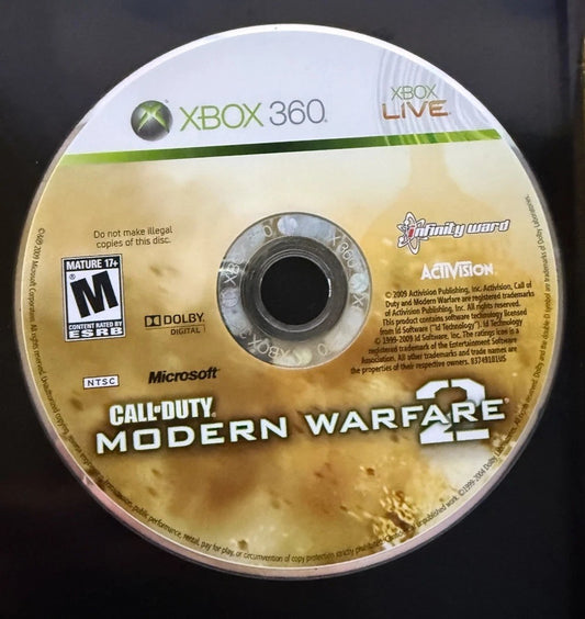 Call of Duty: Modern Warfare 2 ( Xbox 360, 2009) Disc Only . Tested